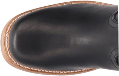 Dingo Womens Avalon Embroidered Round Toe Pull On Casual Boots Over the Knee Mid Heel 2-3" - Black in Saudi Arabia