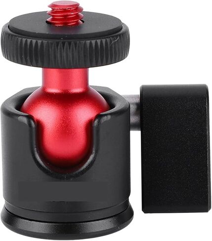 360 Degree Ball Head Metal 360 Degree Mi.ni Ball Head 1/4" Screw Mount for DSLR Camera Fill Light Mi.ni Ball Head in Saudi Arabia