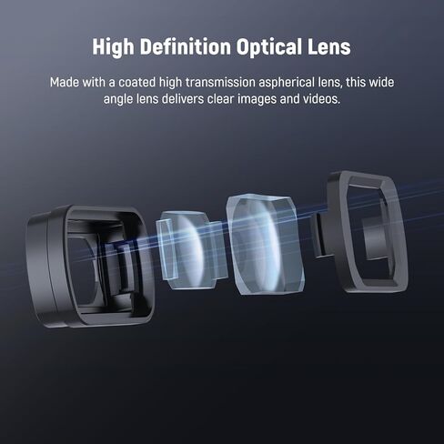 NEEWER ND8/PL ND32/PL ND64/PL CPL Black Diffusion 1/4 Filter for Mist Cinematic Effect 0.75x Wide Angle, 2X Macro Lens, Compatible with DJI Osmo Pocket 3 / Pocket 4 / Xtra Muse, FL-B16 in Kuwait