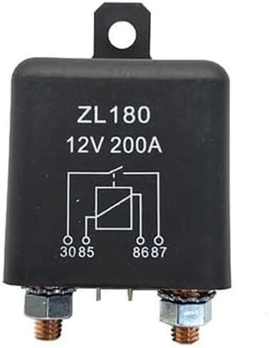 5 PCS DC12V/24V 200A CARRAW CARRAW Starter Relay ZL180 SPLIT 4PIN 4PIN POWER COLLAGAGNETIC RELAY (DC12V) in Saudi Arabia
