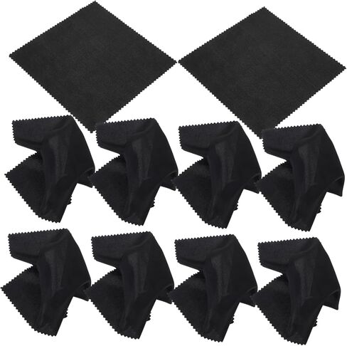 Microfiber Cleaning Cloths 10pcs Glasses Cleaning Cloths Screen Cleaner for Smartphones Computers Optics in Saudi Arabia