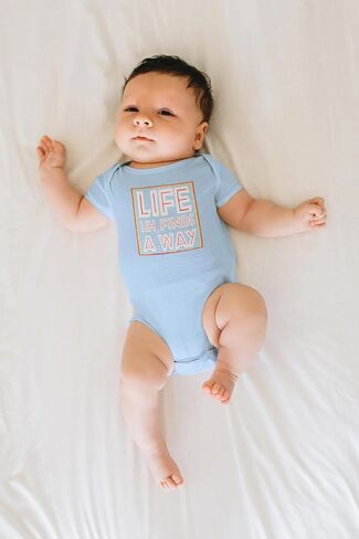 Pop Threads Life Uh Finds A Way Quote Funny Sarcastic Memes Infant Baby Boy Girl Bodysuit in Saudi Arabia