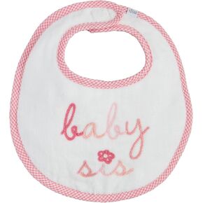 Mud Pie Children's Little Sister Bib; One Size Fits Most