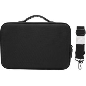 Action Camera Carrying Case, Protective Travel Bag with Double Zipper, Adjustable Shoulder Strap, Mesh Bag for Accessories, Shock Absorbing EVA Material, Spacious Design for X4 X5