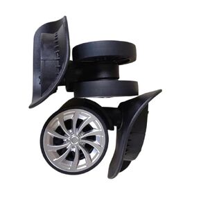 Luggage Replacement Wheels 4 Pairs of Trolley Case Wheel Replacement Parts Hardware Repairing Parts for Luggage Repair and Maintenance for Most of Wheels Rolling Luggages