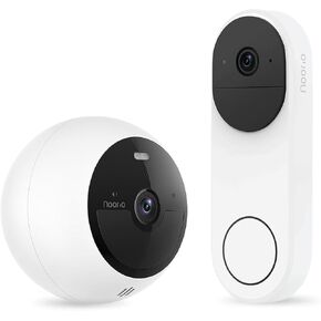 Noorio Home Security System with Video Doorbell D110 x1, Camera B210 x1