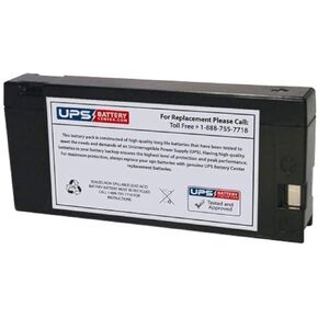 UPSBatteryCenter® Compatible Replacement Battery for Everik 12V 2000mAh Camcorder ‒ 12V 2Ah Battery, PC Terminals