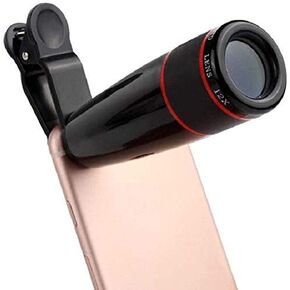 Portable Binoculars High Power Monocular Telescope, High Definition Prism for Bird Watching Camping Wildlife Traveling for Smartphone 12 Times
