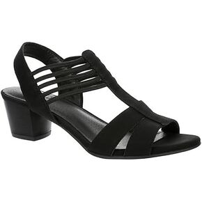Leanne - Women's Open Toe Strappy Low Block Heel Sandals