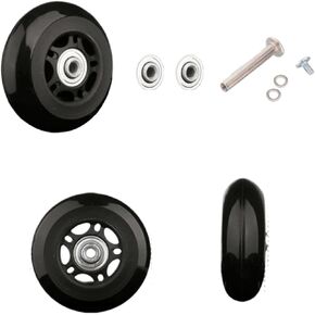 Luggage Replacement Wheels 2 Pairs Universal Suitcase Wheel Trolley Case Travel Flexible Mute Luggage Suitcase Swivel Wheel Replacement Repair Accessory For Most Of Wheels Rolling Luggages(OPU 41mm26m