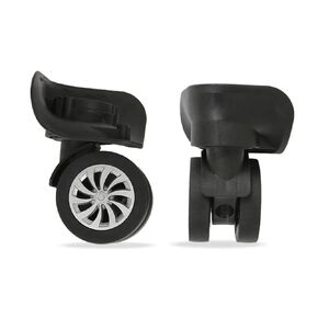 Luggage Replacement Wheels 2 Pairs Suitcase Caster Luggage Replacement Swivel Wheel Plastic Bearings Repair Set Hardware Repair Parts for Most of Wheels Rolling Luggages