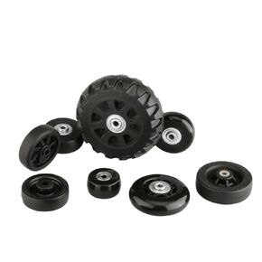 Luggage Replacement Wheels 4Pairs Universal Suitcase Wheel Trolley Travel Flexible Mute Luggage Suitcase Swivel Wheel Replacement Repair Accessory For Most Of Wheels Rolling Luggages(PU 40mm18mm)