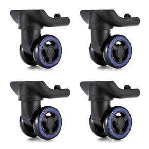 Luggage Replacement Wheels 4 Pairs of Luggage Box Roller Bearing Replacement Parts, Trolley Repair Wheel Repair Hardweare for Most of Wheels Rolling Luggages