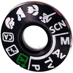Metal Digital Camera Top Cover Function Dial Mode Plate Button Repair Part for Canon 760D / EOS Kiss 8000D / Rebel T6s Camera