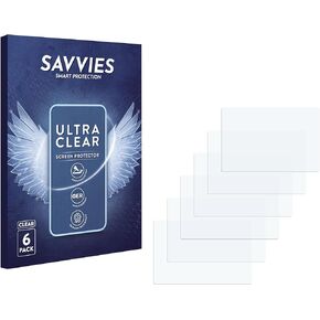 6 Pack Screen Protector Compatible with Panasonic HC-V900 Protection Film Clear
