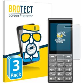 Anti-Glare Glass Screen Protector Matte Compatible with HMD 110 4G (3 Pack) - Anti-Scratch 9H Protection Film