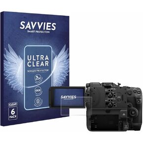 6 Pack Screen Protector Compatible with Canon EOS C400 Protection Film Clear