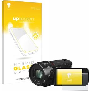 Matte Screen Protector Glass Film Compatible with Panasonic HC-VX3 - Anti-Glare, Anti-Fingerprint, 9H Glass Protection
