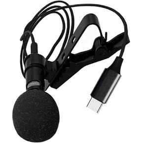 Live Broadcast Ready Mini for Lapel Mic Type-c Connector Noise Reduction