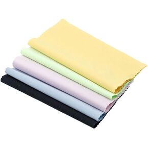 10pcs Microfiber Cleaning Cloths Phone Screen Cleaning Towel Microfiber Towels for LCD Glasses Optics 14.5x14.5cm Random Color