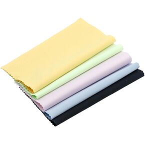 10pcs Cleaning Cloths 14.5x14.5cm Electronics Screen Phone Tablet Lens Optics Soft Sturdy Random