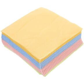 50pcs Microfiber Eyeglasses Cleaning Cloths Versatile Screen Wiping Cloth for Electronics Lenses and Delicate Compact for Home and Travel