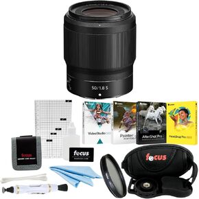 NIKKOR Z 50mm f/1.8 S Lens by Nikon Versatile Prime Lens with Superior Optics, Ideal for Portraits, Low Light, and Travel Photography Bundle with Lenspen, Polarizing Filter, and Accessories (6 Items)