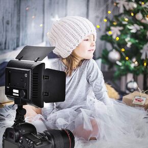 LED Video Photography Light Panel 6000K Brightness Adjustable for DSLR Camera DV Camcorder NPF Series