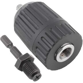 2-13MM 1/2-20UNF Keyless Drill Chuck Plastic Casing Electric Drill Chuck 1/4 Hex Connecting Rod Power Tool Accessories Drill Chuck
