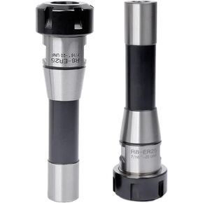 1PCS R8 ER tool handle R8 ER16 ER20 ER25 M12 7/16 collet chuck Milling Machine Milling Tool Handle R8 taper shank milling chuck(British System,R8-ER32)