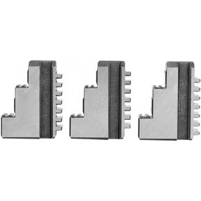 3 Pcs K11-125 External Jaw 5in Chuck 20 Long Service Life Chuck Jaw Machine Tool Drill Chuck