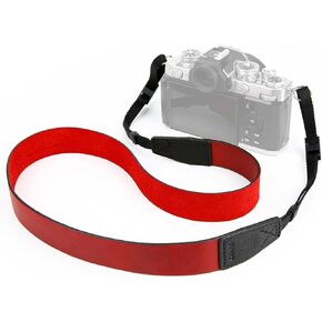 Crazy Horse Leather Camera Strap,Vintage Camera Strap,Adjustable Camera Neck Shoulder Strap for Photographers Women Men