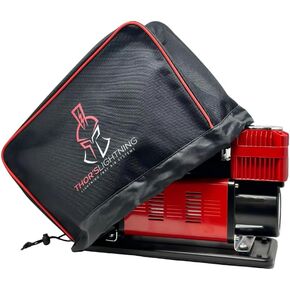 Thor's Lightning Air Systems Air Compressor Cover - Heavy-Duty Weatherproof Protection for 12V Air Compressors - Durable, UV Resistant, Fits Most Portable Models