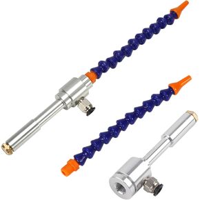 130mm Aluminum Alloy Mechanical Process Mini Vortex Cold Air Dry Cooling Gun Flexible Tube