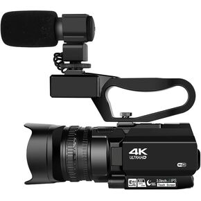 Camcorder Video Camera 4K Digital Camera with 32G SD Card