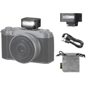 ZF08 Camera Flash Single-Contact Hotshoe Lithium Battery Type-C Charging 440 Full-Power Flashes Compatible with Fujifilm/Sony/Canon/Nikon/Olympus/Leica