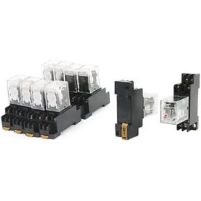 AC 36V Coil Voltage DPDT 2NO 2NC 8-Pin Electromagnetic Power Relay 10 Pcs