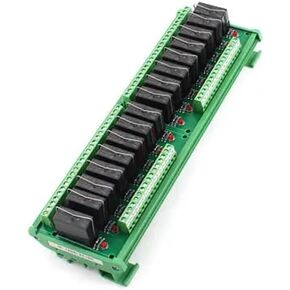 DC 24V 16 Ch-an-ne-l PLC Relay Amplifier Output PCB Circuit Board