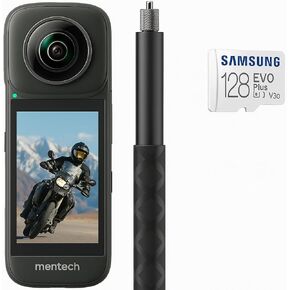8K 360° Adventure Cam | Capture 12K Photos, Waterproof, 5s Fast Share, GPS, Touchscreen, Built-in Editor, Smooth Stabilization, Invisible Stick, 4K Streaming
