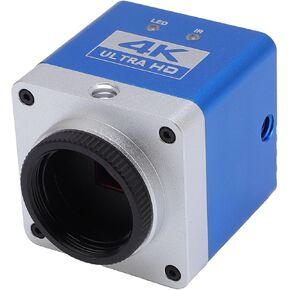 4K Microscope Industrial Camera with High Resolution Sensor 4X Digital Zoom for Kids Adults 8.3MP Handheld Magnifying Glass USB Output for LCD Phone Industry Camera Soldering