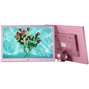 15.4-Inch Digital Photo Frame 1280x800 FHD IPS Display HDMI 1080P Video Playback USB SD Card Remote Control, 4 Colors(Style 1)