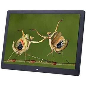 15-Inch Digital Photo Frame with Motion Sensor, Auto-Rotate, USB/SD Support, Music Video Playback, Remote Control