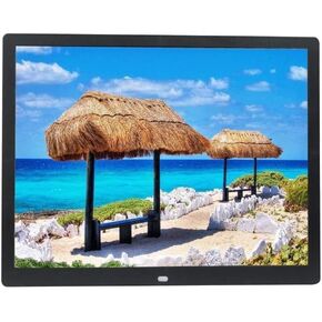 17-Inch HD Digital Photo Frame, 1440x900 LED Display, Multi-Format Playback, HDMI/USB/SD Support, Remote Control