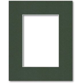 8x10 Matting for 5x7 Photograph or Artwork 4-Ply Bevel Cut Acid Free Matboard for picture framing (French Blue)