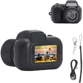 Digital Camera, 1080P HD 2MP 100min Endurance Mini Camera with LCD Screen Supports to 128G Card Can Carry Around Take Portable Keychain Camera