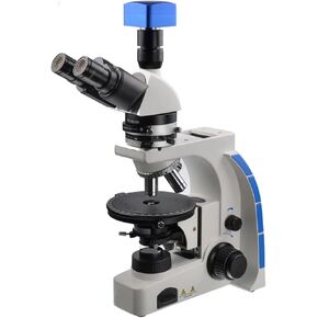Trinocular Polarizing Microscope for Laboratory Research and University Education
