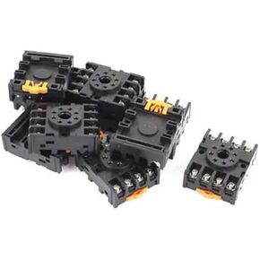 10 Pcs 8 Terminals Relay Socket Holder for MK2P-1 JQX-10F