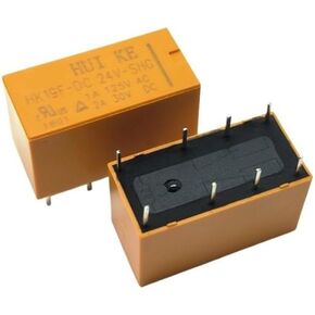 5 Pcs HK19F-DC24V-SHG Coil Volt DC24V PCB Type Electronic Power Relay