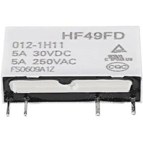 20pcs/lot HF49FD-005-1H11 HF49FD-012-1H11 HF49FD-024-1H11 Relay HF49FD 5VDC 12VDC 24VDC 4PIN 5A Power Relays(HF49FD-005-1H11)