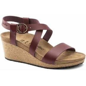 Birkenstock Womens Sybil Ring Buckle Wine Leather 40 N EU